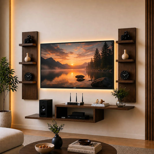 Meuble TV Mural 3 en 1