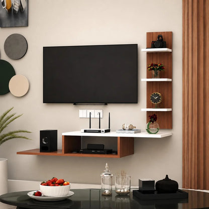 Meuble TV Mural + 2Étagères